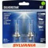 H7 Sylvania SilverStar® Halogen Headlight Bulb, Whiter Light, 2-pk