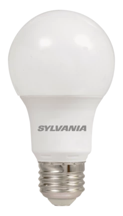 Sylvania A19 E26 Base Non-Dimmable LED Light Bulbs, 800 Lumens, Soft White, 60W, 4-pk