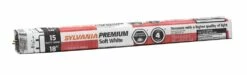 Sylvania Premium T12 G5 Bi-Pin Base Fluorescent Tube Light Bulb, Soft White, 15W, 18-in
